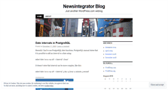 Desktop Screenshot of newsintegrator.wordpress.com