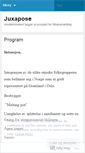 Mobile Screenshot of juxapose.wordpress.com