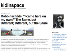 Tablet Screenshot of kidinspace.wordpress.com