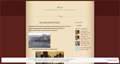 Desktop Screenshot of matroosfonteincivicassociation.wordpress.com