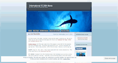 Desktop Screenshot of internationalscuba.wordpress.com