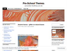 Tablet Screenshot of preschoolthemeideas.wordpress.com