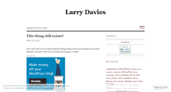 Desktop Screenshot of larrydavies.wordpress.com