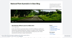 Desktop Screenshot of nationalfleetaustralia.wordpress.com