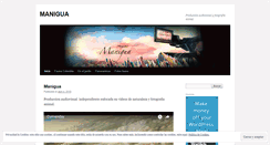 Desktop Screenshot of maniguapro.wordpress.com