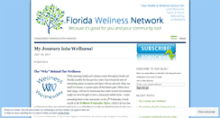 Desktop Screenshot of floridawellnessnetwork.wordpress.com