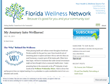 Tablet Screenshot of floridawellnessnetwork.wordpress.com