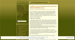 Desktop Screenshot of littlephoenixxx.wordpress.com