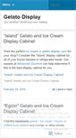 Mobile Screenshot of gelatodisplay.wordpress.com