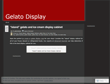 Tablet Screenshot of gelatodisplay.wordpress.com