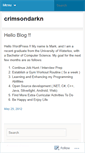 Mobile Screenshot of crimsondarkn.wordpress.com