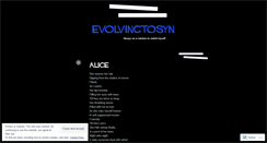 Desktop Screenshot of evolvingtosyn.wordpress.com