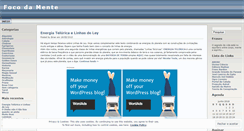 Desktop Screenshot of focodamente.wordpress.com