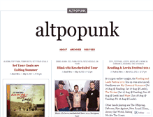 Tablet Screenshot of altpopunk.wordpress.com