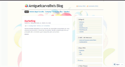 Desktop Screenshot of amiguelcarvalho.wordpress.com