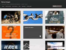 Tablet Screenshot of marisakeegan.wordpress.com