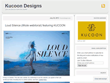 Tablet Screenshot of kucoondesigns.wordpress.com
