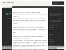 Tablet Screenshot of levantpost.wordpress.com