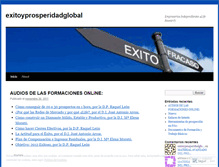 Tablet Screenshot of exitoyprosperidadglobal.wordpress.com