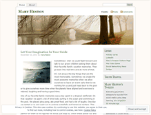 Tablet Screenshot of maryheston.wordpress.com