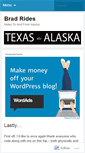 Mobile Screenshot of bradrides.wordpress.com