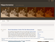 Tablet Screenshot of haeppchenweise.wordpress.com