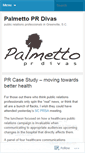 Mobile Screenshot of palmettoprdivas.wordpress.com