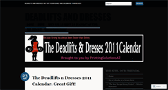 Desktop Screenshot of deadliftsndresses.wordpress.com