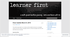 Desktop Screenshot of learnerfirst.wordpress.com