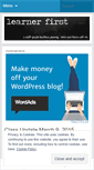 Mobile Screenshot of learnerfirst.wordpress.com
