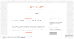 Desktop Screenshot of justdaisy.wordpress.com