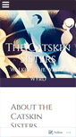 Mobile Screenshot of catskinsisters.wordpress.com