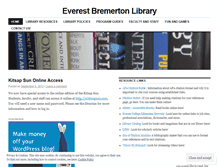 Tablet Screenshot of everestbremertonlibrary.wordpress.com