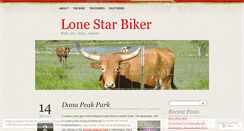 Desktop Screenshot of lonestarbiker.wordpress.com