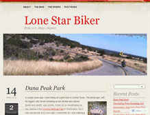 Tablet Screenshot of lonestarbiker.wordpress.com