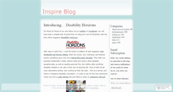 Desktop Screenshot of inspiremagazineuk.wordpress.com