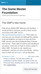Mobile Screenshot of gmfoundation.wordpress.com