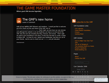 Tablet Screenshot of gmfoundation.wordpress.com