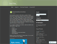Tablet Screenshot of crazypshop.wordpress.com