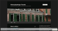 Desktop Screenshot of historybydesign.wordpress.com