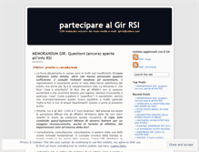 Tablet Screenshot of girrsi.wordpress.com