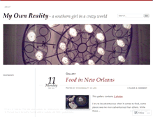 Tablet Screenshot of myownreality.wordpress.com