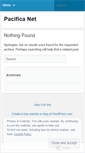 Mobile Screenshot of pacificanet.wordpress.com