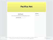 Tablet Screenshot of pacificanet.wordpress.com