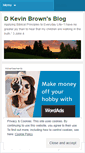 Mobile Screenshot of dkevinbrown.wordpress.com