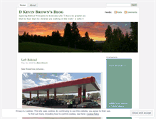 Tablet Screenshot of dkevinbrown.wordpress.com