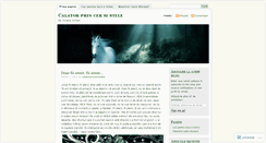 Desktop Screenshot of calatorprincersistele.wordpress.com