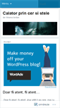 Mobile Screenshot of calatorprincersistele.wordpress.com