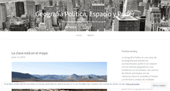 Desktop Screenshot of geopolitica2012.wordpress.com