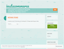 Tablet Screenshot of instacommerce.wordpress.com